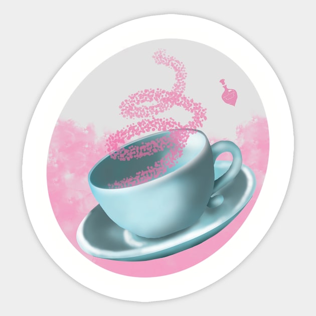 Coffee time! Sticker by basiaradkowska